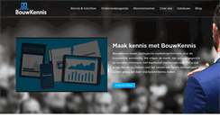 Desktop Screenshot of bouwkennis.nl